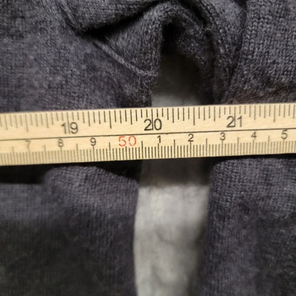 Banana Republic Sweater Mens Size Large Gray Baruffa Merino Wool Pullover Crew‎